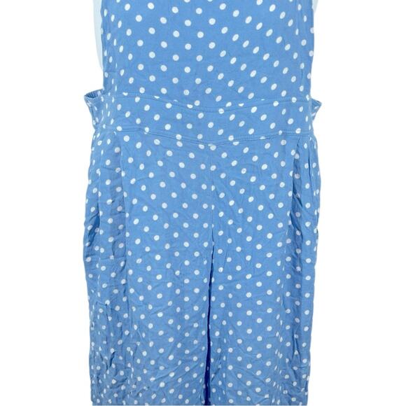 Torrid Blue Polka Dot Wide-Leg Jumpsuit Size 1X – Chic & Flowy - Picture 6 of 15